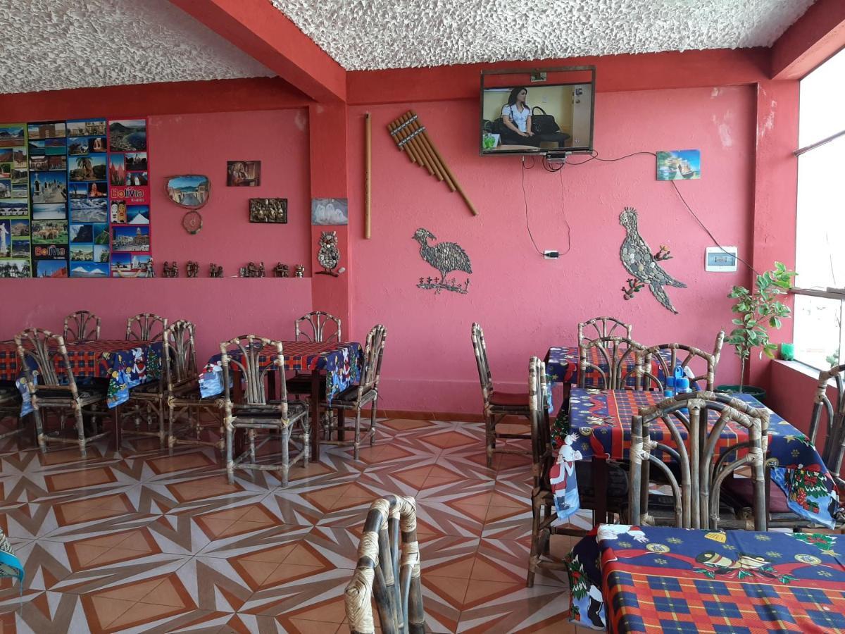 Hostal Resto Bar Flor De Mi Tierra Copacabana  Extérieur photo